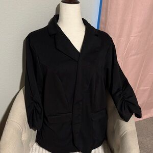 Torrid Black Women's Blazer Button Down Cropped size 2x